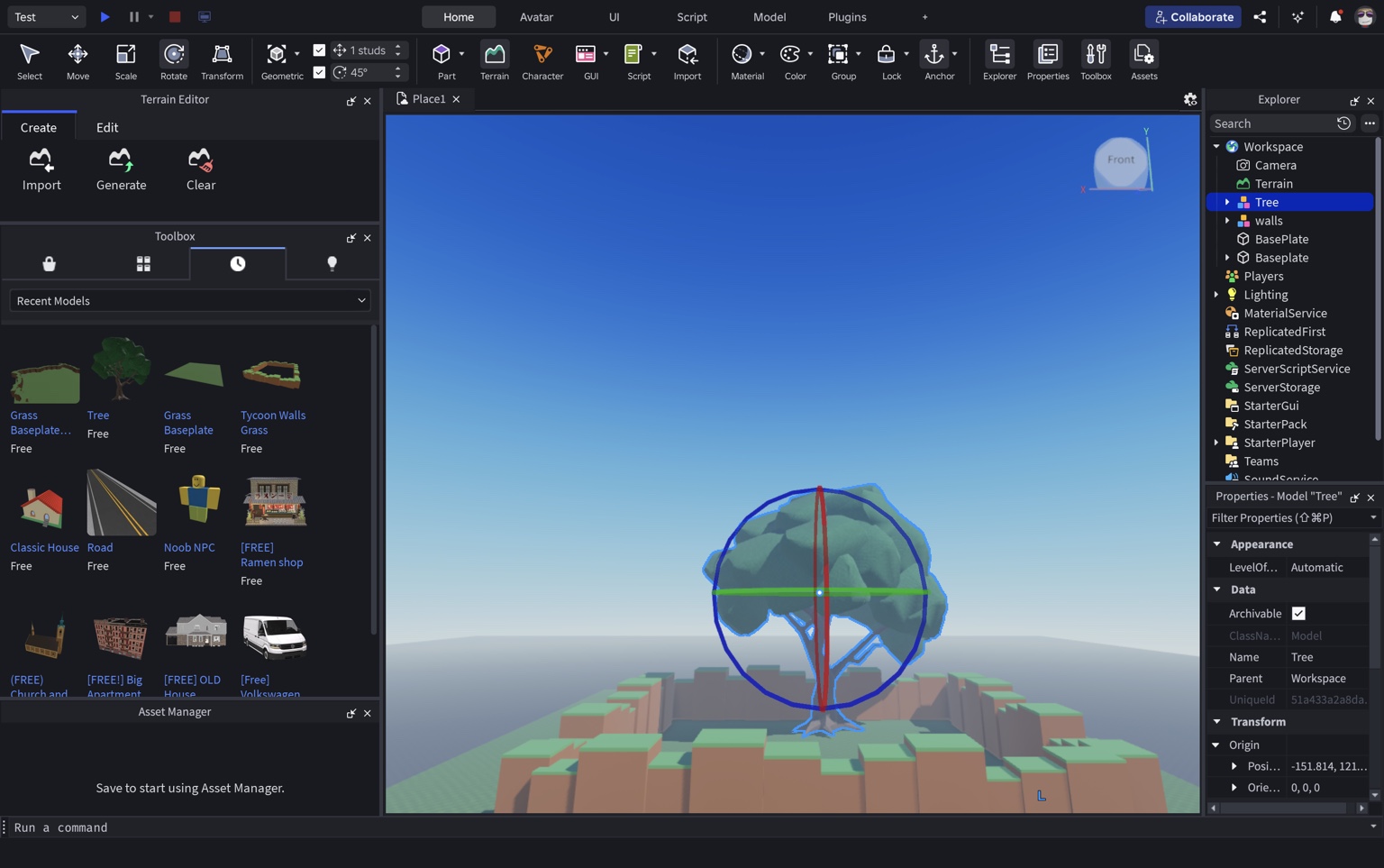 Roblox Studio 3D制作 体験の画面